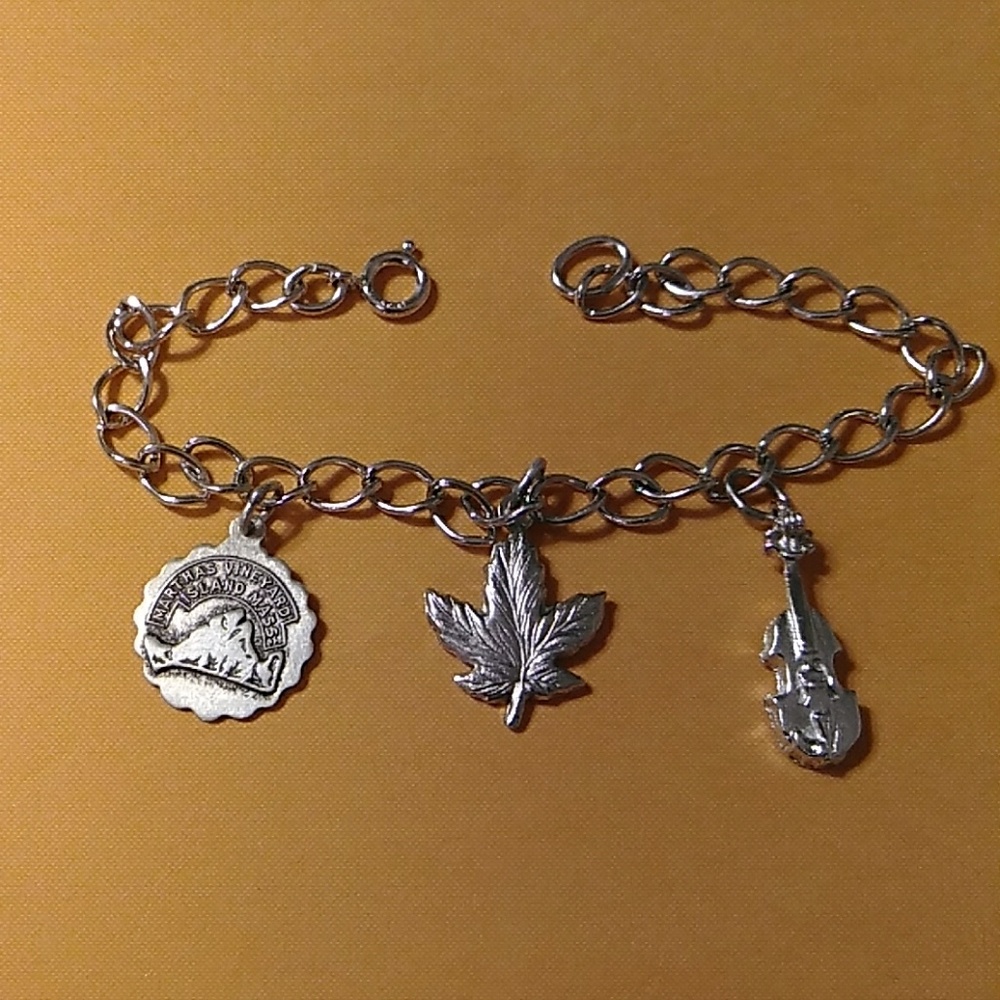BRACELET WITH CHARMS STERLING